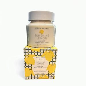 Beekman 1802 Sunshine Lemon Goat Milk Whipped Body Cream 8 FL OZ